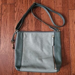 Fossil Leather Crossbody Bag